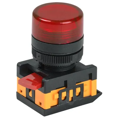 Lampa semnalizare AL-22TE d22mm red neon /240V cylinder