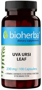 Uva Ursi, 230 mg, 100 capsule, Bioherba