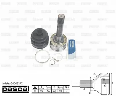 Cap planetara spre roata (28z 25z 56mm) HYUNDAI GALLOPER II; MITSUBISHI L 200, L 300III, PAJERO I, PAJERO II 2.0-3.0 intre 1983-2004