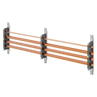 Pair of Busbar-Holder - For Shaped Busbar - 800-1250-1600a - For Structures D=600 - External Side Compartment - For Qdx 1600h