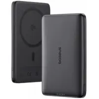 Baterie Externa Wireless Baseus PicoGo AM41, 10000mAh, 27W, PD + FQI, 1 x QI - 1 x USB-C, Neagra E0027201