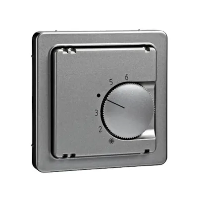 Placa fata pt.termostat, inox