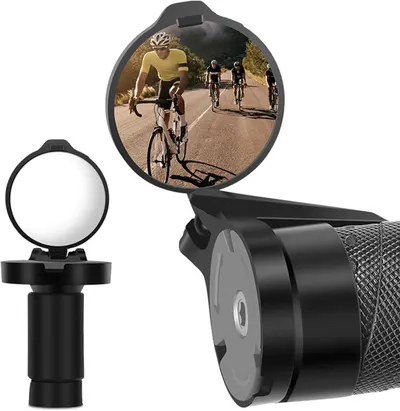 2 Oglindă bicicletă compactă 360° HD – montaj universal pe ghidon