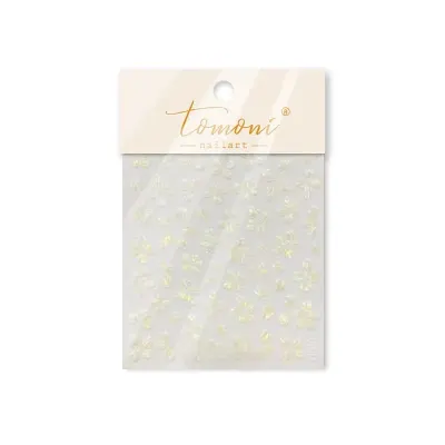 Abtibilduri unghii 3D Marquise, STICKER03, Galben