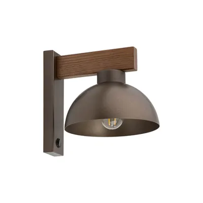 TK LIGHTING Aplica de perete OSLO 6279 1XE27 BROWN