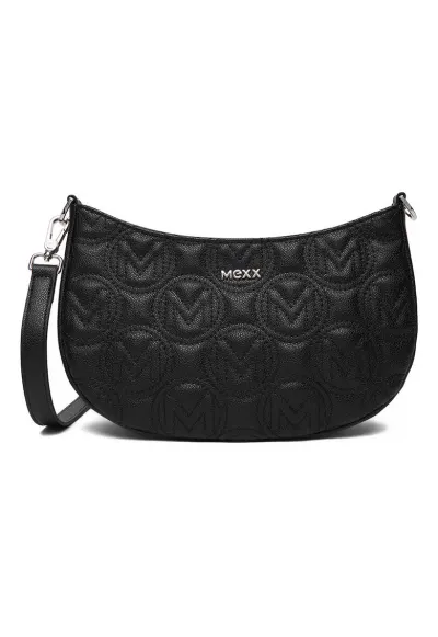 Geanta crossbody - monograma - neagra - One Size INTL