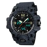 Ceas barbatesc Skmei, Militar, Shock Resistant, Digital, Sport, Army, Dual time, Cronograf
