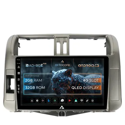 Navigatie Toyota Land Cruiser Prado J150 (2009-2013), Android, E-Octacore 2GB RAM + 32GB ROM, 9 Inch - AD-BGE9002+AD-BGRKIT070