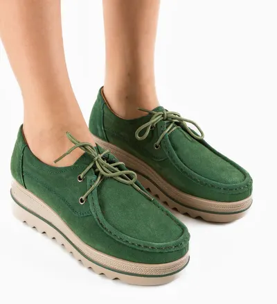 Pantofi Casual Sagrio Verzi