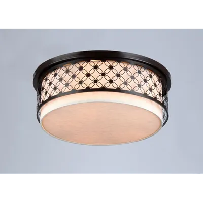 Plafoniera House Venera,5 x E27, 230V, D.50cm,H.24 cm,Negru