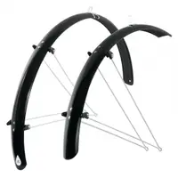 Set apărători Force Aluflex trekking 28 negre