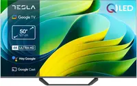 Televizor smart Tesla - Q50E655GUS, 50'', 4K, QLED, UltraHD, HDR10, Dolby vision, Google TV, gri