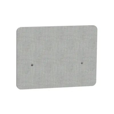 Unica system - DU L Decsauation panel - Grey