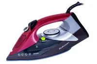 Fier de călcat Rohnson - R-387, 2800W, negru/roșu