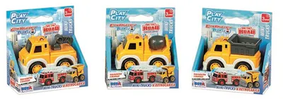 Jucărie pentru copii RS Toys - Mini mașină de construcții, sortiment