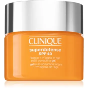 Clinique Superdefense™ SPF 40 Fatigue + 1st Signs of Age Multi Correcting Gel gel hidratant impotriva primelor semne de imbatranire ale pielii