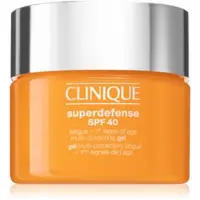 Clinique Superdefense™ SPF 40 Fatigue + 1st Signs of Age Multi Correcting Gel gel hidratant impotriva primelor semne de imbatranire ale pielii
