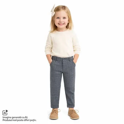 Pantaloni copii Chicco, gri inchis, 00036-69MC