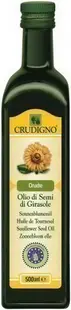 Ulei bio de floarea-soarelui, 500 ml, Crudigno