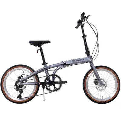 Bicicletă Pliabilă EM1 20 Țoli-Cadru din Aluminiu Ultra-Ușor-7 Viteze
