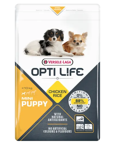 VERSELE-LAGA Opti Life Puppy Mini hrana uscata pentru caini juniori de talie mica 7,5 kg