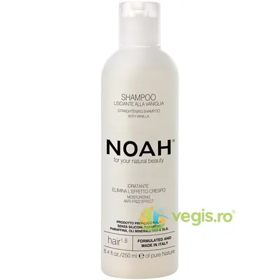Sampon Natural pentru Indreptarea Parului cu Extract de Vanilie (1.8) 250ml
