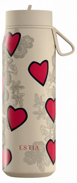 Sticlă termică cu mâner Estia Pulse - Tender Lace, 500 ml