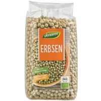Mazare verde intreaga ecologica, 500g, Dennree