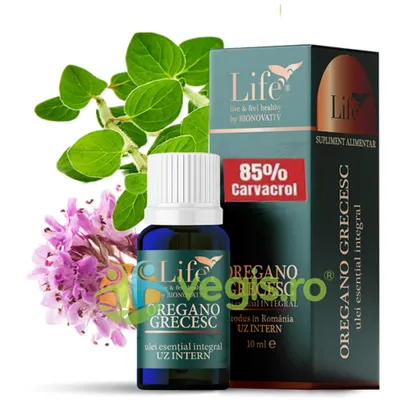 Ulei Esential Integral de Oregano Grecesc pentru Uz Intern 10ml