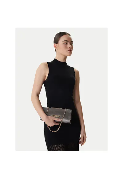 Geanta dama - piele ecologica - gri - One Size INTL