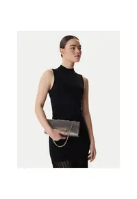 Geanta dama - piele ecologica - gri - One Size INTL