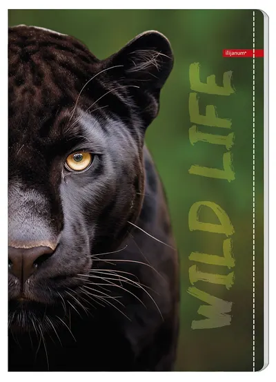 Caiet Ilijanum Wild Life - A4, 60 foi, linii largi, sortiment
