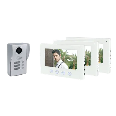 Wifi Smart Video Door Phone With Threе Monitors