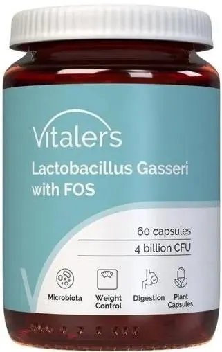 Vitaler's Lactobacillus gasseri + Prebiotic FOS, 60 capsule