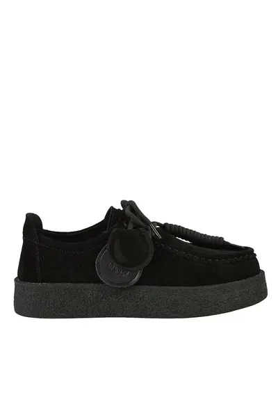 Tenisi casual - dama - T003 negru - piele nabuc - Negru