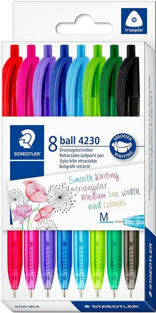 Pixuri automate cu gel Staedtler 4230 - 8 culori