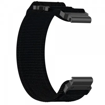 Curea Techsuit W057 pentru Garmin Instinct / Approach / Fenix Watch Series, 20mm, Neagra