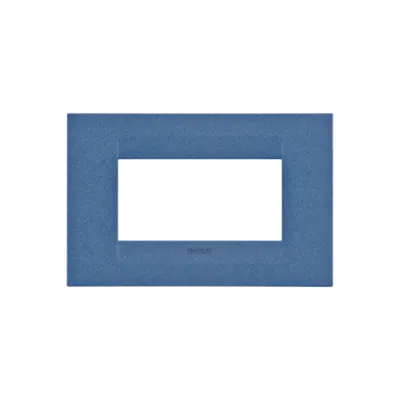 Ornament Geo- in Varnished Technopolymer - 4 Module- Sea Blu - Chorus