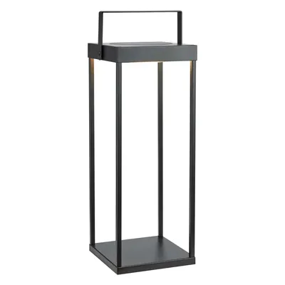 Felinar cu LED negru solar/cu USB (înălțime 53 cm) pentru exterior Pure – Markslöjd