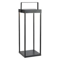 Felinar cu LED negru solar/cu USB (înălțime 53 cm) pentru exterior Pure – Markslöjd