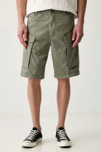 G-Star pantaloni scuți cargo pentru bărbați din bumbac cu elastan Rovic zip relaxed 12