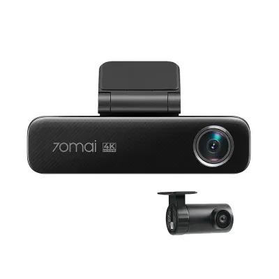 Set 2 Camere auto 70mai Dash Cam 4K M800 si camera luneta 70mai RC14, inregistrare Dual Channel, GPS, HDR, ADAS