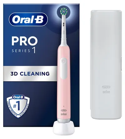 Periuță de dinți electrică Oral-B – Pro Series 1, 1 cap, roz