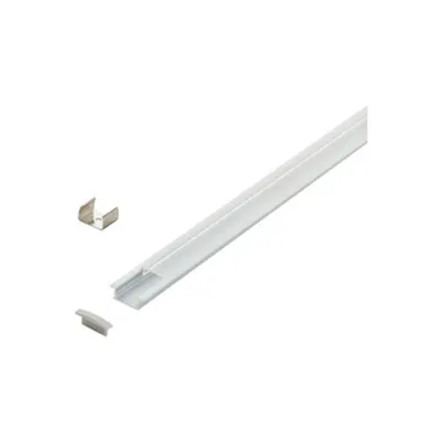 LED-Stripe Profile recessed with Clear Cover white 2000mm