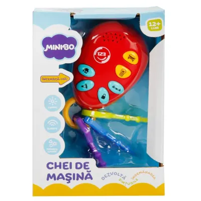 Jucarie bebelusi Minibo, Chei de masina