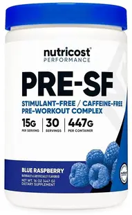 Performance PRE-SF, zmeură albastră, 447 g, Nutricost