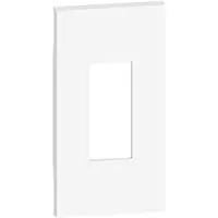 Tasta 2 module pentru conectori RJ si AV Bticino Living Now KW07M2, alb