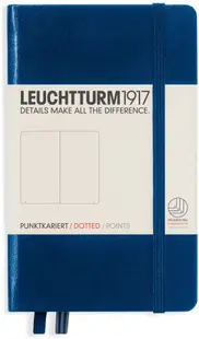 Agenda de buzunar Leuchtturm1917 - A6, pagini punctate, Navy