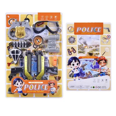 Set arme de jucărie Police Weapons Series, cu cătușe, ochelari tactici, binoclu și accesorii 6511110048485 (copie) Engros