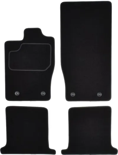 Covorase auto (set, velur, 4 bucati, culoare negru) JAGUAR XK intre 2006-2014